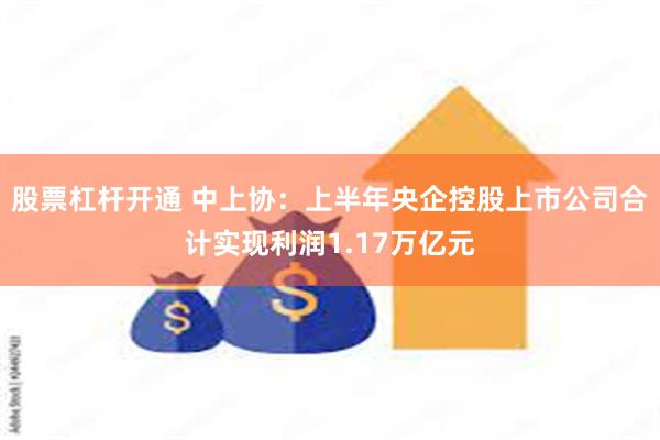 股票杠杆开通 中上协：上半年央企控股上市公司合计实现利润1.17万亿元