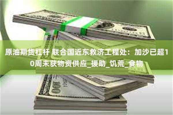 原油期货杠杆 联合国近东救济工程处：加沙已超10周未获物资供应_援助_饥荒_食物